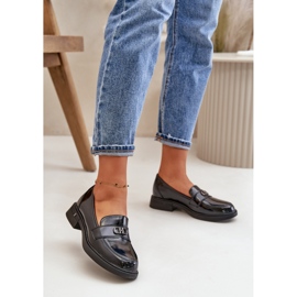 Step in style Mokasíny Model Vinceza 58409 Černý lak - Krok ve stylu 1
