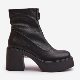 Step in style Boty Model Vinceza 66715 Black - Krok ve velkém stylu černá 2