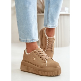 Step in style Sportovní obuv Model Lotira TL293-63 Hnědá - Krok ve stylu hnědý 1