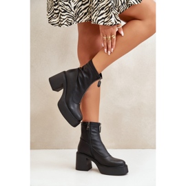 Step in style Boty Model Vinceza 66715 Black - Krok ve velkém stylu černá 3