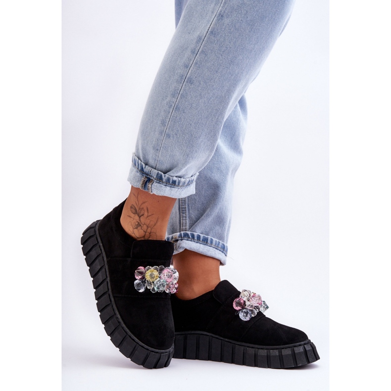 Step in style Sportovní obuv Model Desire NB615 Black Suede - Krok ve stylu černá 1 Step in style Sportovní obuv Model Desire NB615 Black Suede - Krok ve stylu černá 1