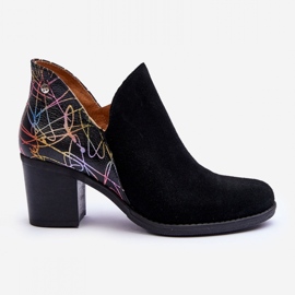 Step in style Kozačky Model Maciejka 04492-99 Černá kůže - Krok ve stylu černý 1