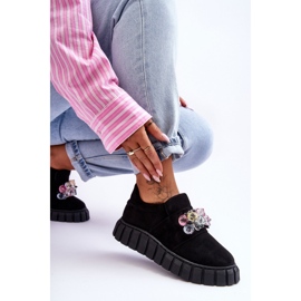 Step in style Sportovní obuv Model Desire NB615 Black Suede - Krok ve stylu černý 2