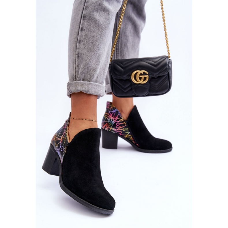 Step in style Kozačky Model Maciejka 04492-99 Černá kůže - Krok ve stylu černý 2