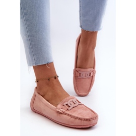 Step in style Mokasíny Model Rabell DF711 Light Pink - Krok ve stylu růžový 2