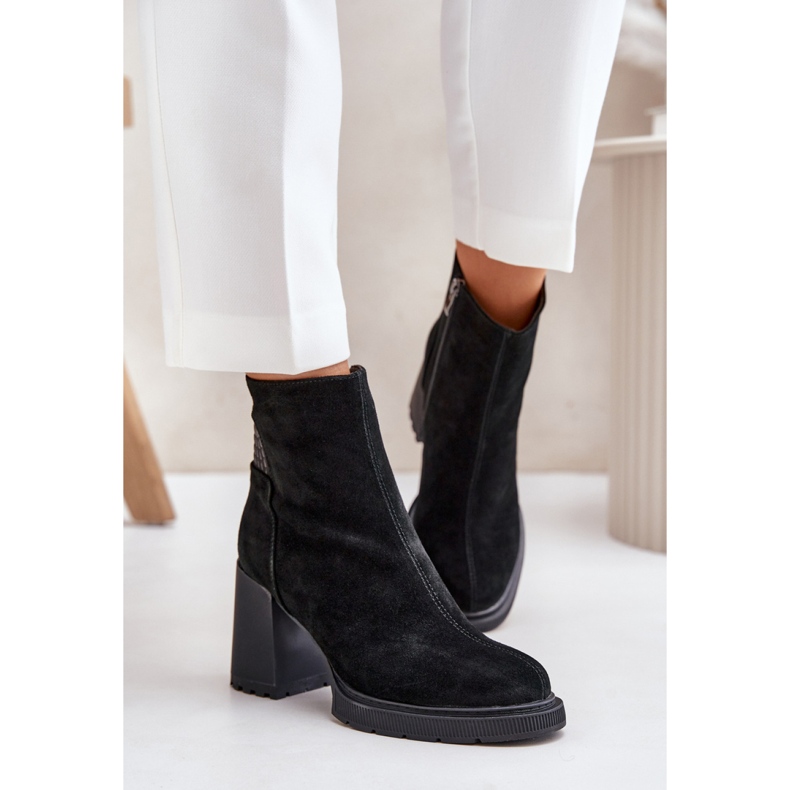 Step in style Boty Model Da CR42-106 Black - Krok ve velkém stylu černý 1