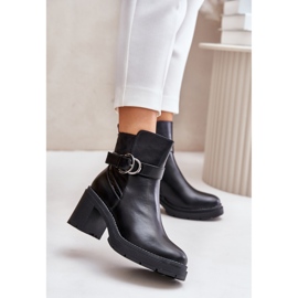 Step in style Boty Model Inabelle M767 Black - Krok ve velkém stylu černý 1