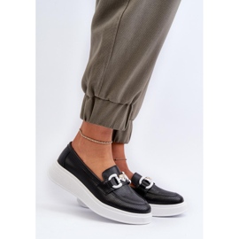 Step in style Mokasíny Model S.Barski LR720 Black - Krok ve stylu černý 1