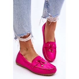 Step in style Mokasíny Model Good Time ZA28P Fuchsia - Krok ve velkém stylu růžový 1
