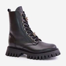 Step in style Workers Model CheBello 4553 Black - Krok ve velkém stylu černá 2