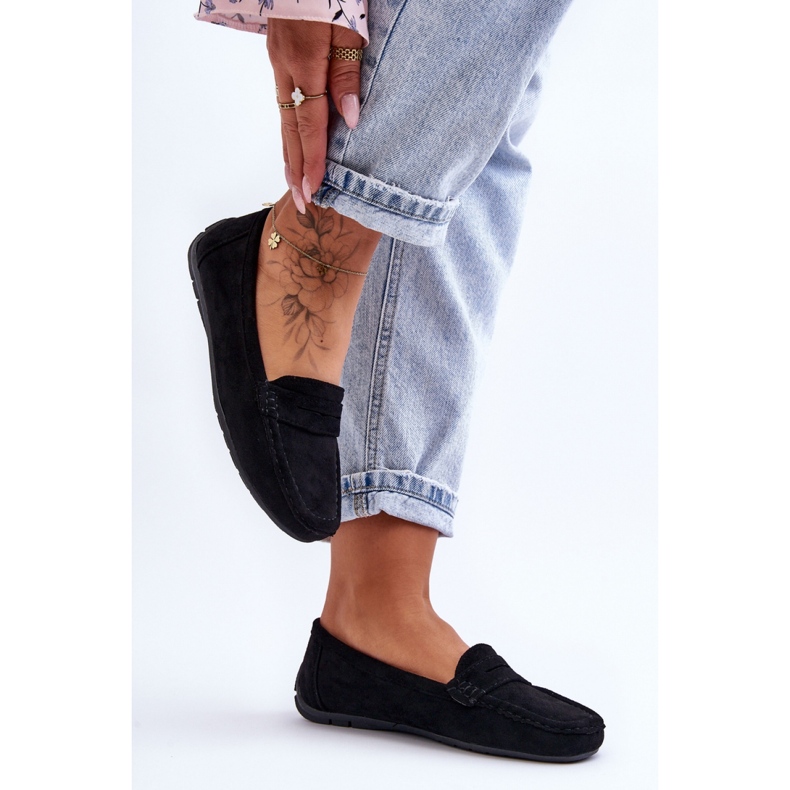 Step in style Mokasíny Model Lenvie FT245 Black - Krok ve velkém stylu černý 1