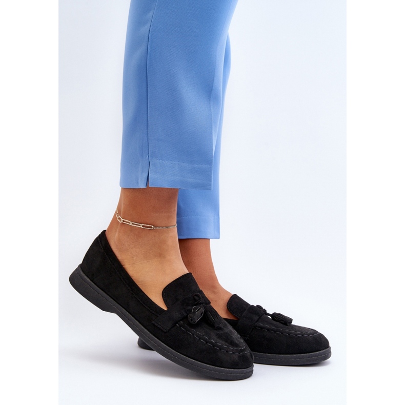 Step in style Mokasíny Model Dansitu N22-992 Black - Krok ve stylu černý 1