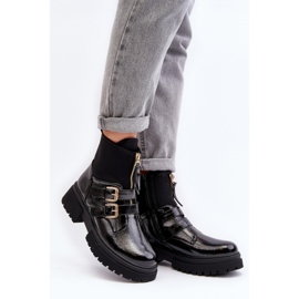 Step in style Boty Model Rellisa 168-537 Black - Krok ve velkém stylu černý 1