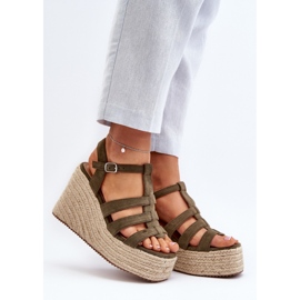 Step in style Sandály Model Gnosis H8-689 Zelené - Krok ve velkém stylu zelený 1