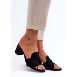 Step in style Sandálové žabky Model Jemenna JH338P Black - Krok ve stylu černý 1