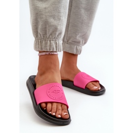 Step in style Sandálové žabky Model 4FMM00FFLIF045-55S růžová/černá – krok ve stylu růžový 1