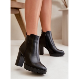 Step in style Boty Model Bioria UK157 Black - Krok ve velkém stylu černý 1