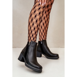 Step in style Boty Model Revianna KE209P Black - Krok ve velkém stylu černý 1