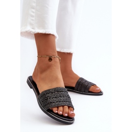 Step in style Sandálové žabky Model Radians WS9038 Black - Krok ve stylu černý 1