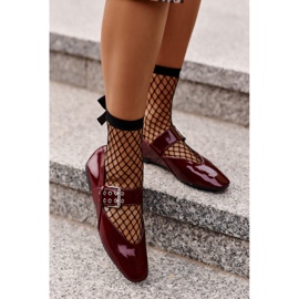 Step in style Balerínky Model Azirae 6689 Bordo - Krok ve velkém stylu červený 1