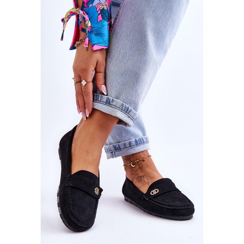 Step in style Mokasíny Model Castelo JU052 Black - Krok ve velkém stylu černý 1