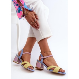 Step in style Sandály Model Da CR482 Yellow - Krok ve stylu žluť 2