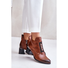 Step in style Boty Model Zazoo 60504 Brown - Krok ve velkém stylu hnědý 3