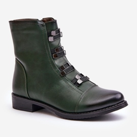 Step in style Boty Model Evalith ASA62-30 Green - Krok ve velkém stylu zelený 2
