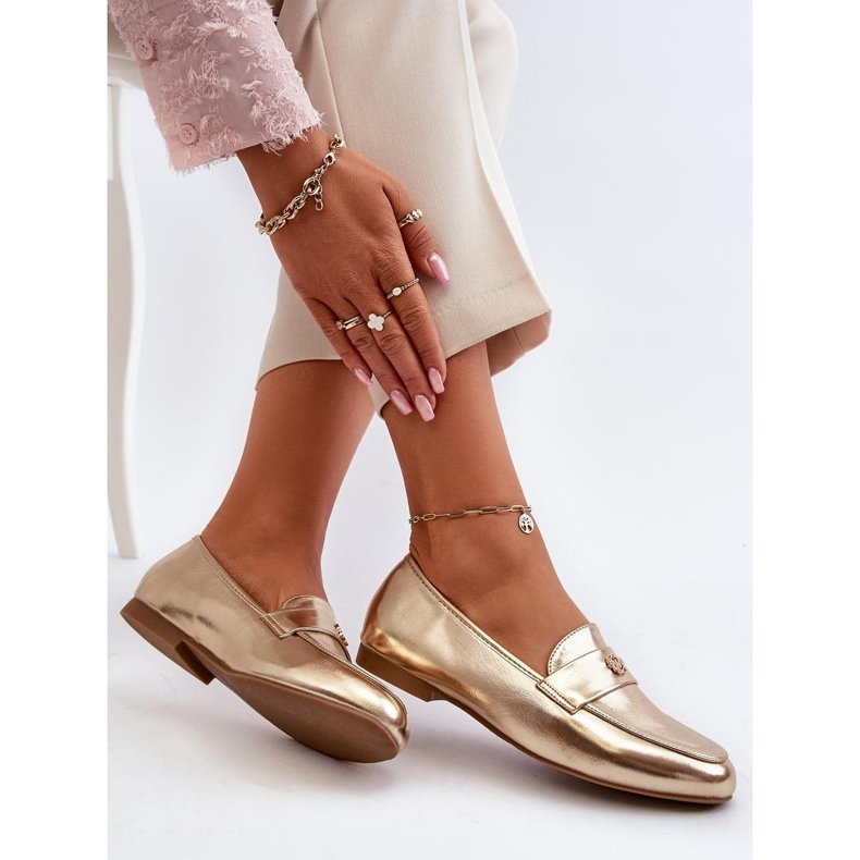 Step in style Mokasíny Model Sylvaine 24PB98-6990 Gold - Krok ve stylu žlutá 2