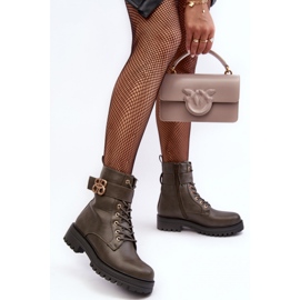 Step in style Workers Model Ciossava QT17 Green - Stylový krok zelená 1