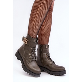 Step in style Workers Model Ciossava QT17 Green - Stylový krok zelený 2