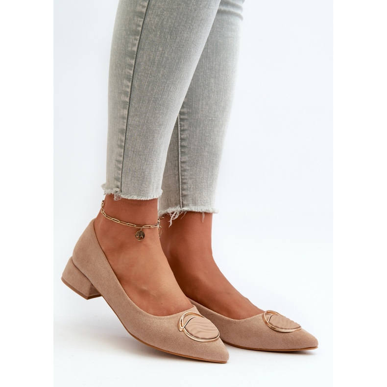 Step in style Lodičky Model S.Barski KV27-037 Béžová - Krok ve velkém stylu béžový 1