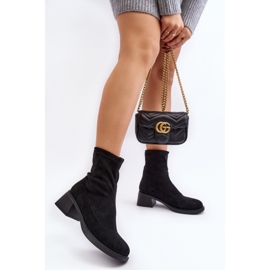 Step in style Boty Model Aphroteia 23BT35-6449 Black Suede – Krok ve stylu černá 2 Step in style Boty Model Aphroteia 23BT35-6449 Black Suede – Krok ve stylu černá 2