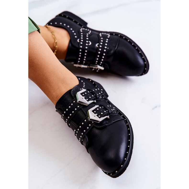 Step in style Boty Model Lu Boo XW37311 Black Leather - Krok ve stylu černý 2