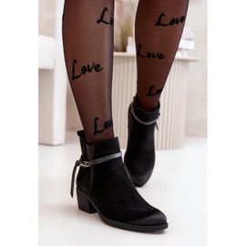 Step in style Boty Model Zazoo 60478 Black - Krok ve velkém stylu černý 1