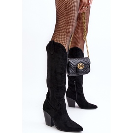 Step in style Boty Model Tomani D8137 Black - Krok ve velkém stylu černá 3