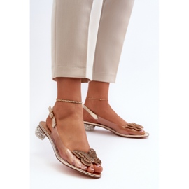 Step in style Sandály Model Da MR38-388 Pink Gold - Krok ve velkém stylu růžový 1 Step in style Sandály Model Da MR38-388 Pink Gold - Krok ve velkém stylu růžový 1