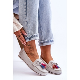 Step in style Mokasíny Model Dorine GS37 Gray - Krok ve velkém stylu šedá 1