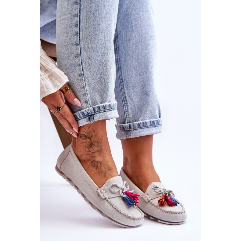 Step in style Mokasíny Model Dorine GS37 Gray - Krok ve velkém stylu šedá 1