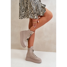 Step in style Workers Model CheBello 4294 Beige - Krok ve velkém stylu béžový 1