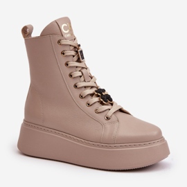 Step in style Workers Model CheBello 4294 Beige - Krok ve velkém stylu béžový 2