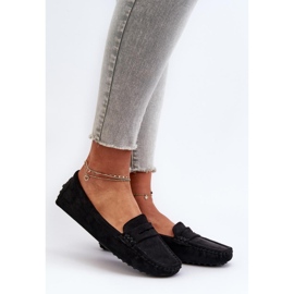 Step in style Mokasíny Model Adelmarie ZK091 Black - Krok ve velkém stylu černá 1
