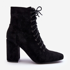 Step in style Kozačky Model Saolio L08-237 Black Suede - Krok ve velkém stylu černá 3