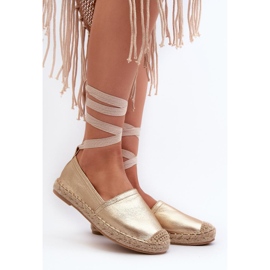 Step in style Espadrilky Model Ismanne B-727 Gold - Krok ve velkém stylu žluť 1