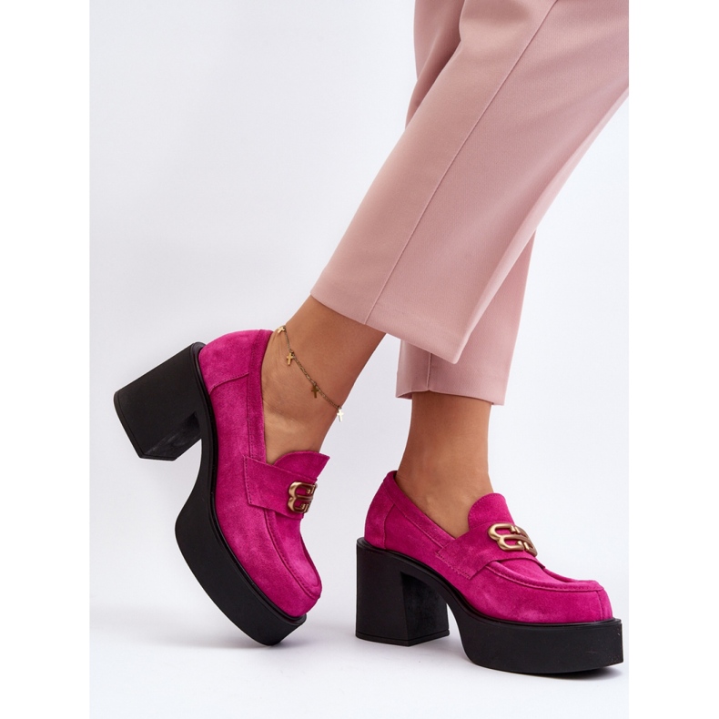 Step in style Boty Model Zazoo 20170 Fuchsia Suede - Krok ve stylu růžový 2