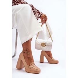 Step in style Lodičky Model Alisa M046 Nude - Krok ve velkém stylu béžový 2