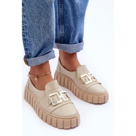 Step in style Boty Model Lewski 3398 Béžová Světlá dekorace - Krok ve stylu béžový 1
