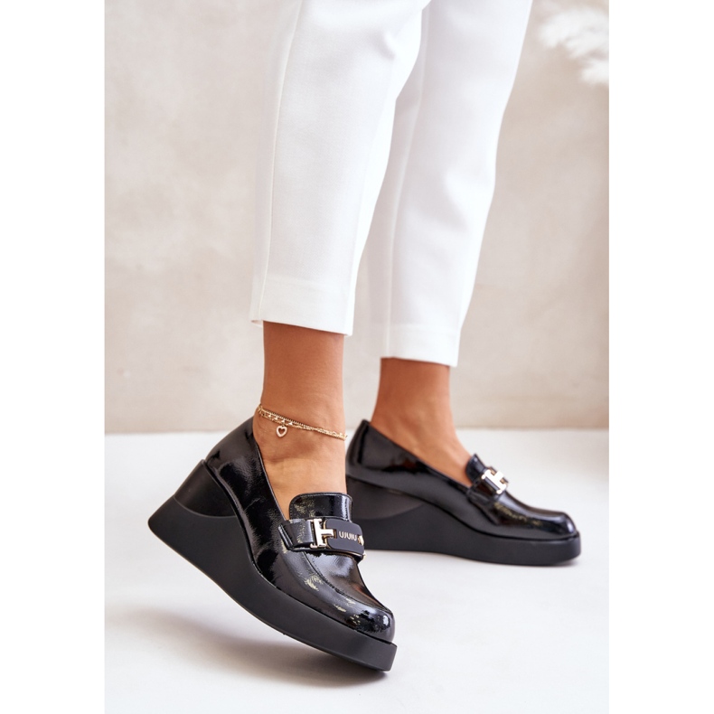 Step in style Mokasíny Model Vinceza 58337 Black - Krok ve velkém stylu černý 1