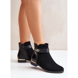 Step in style Boty Model Ravasira K-99213 Black - Krok ve velkém stylu černý 1