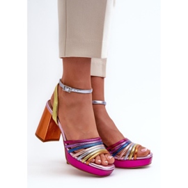 Step in style Sandály Model Da CR920 Multicolor Pink - Krok ve stylu vícebarevný 1